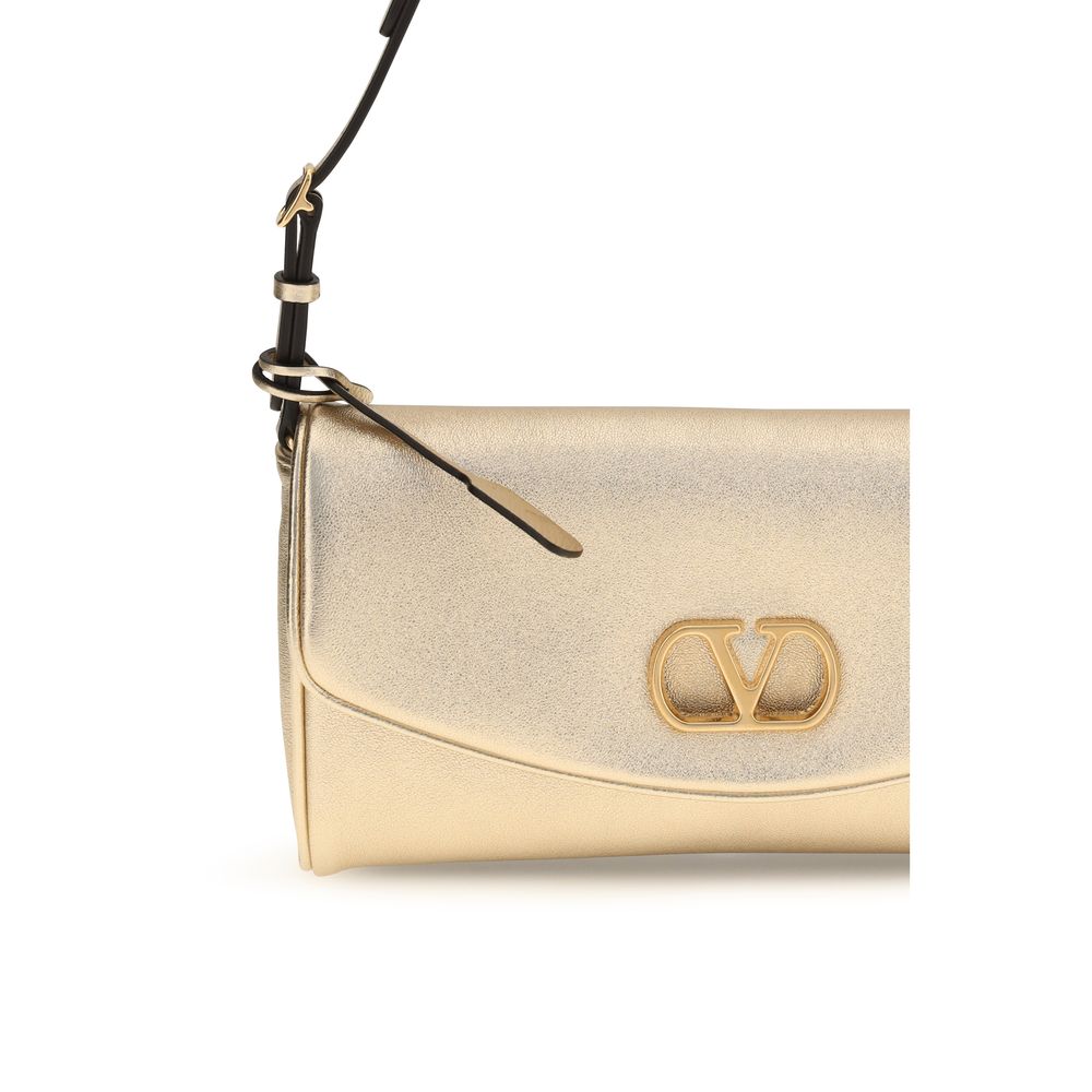 Gold Lamb Ovis Aries Shoulder Bag
