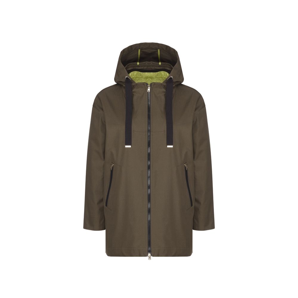 Herno 100% Cotton coat in brown