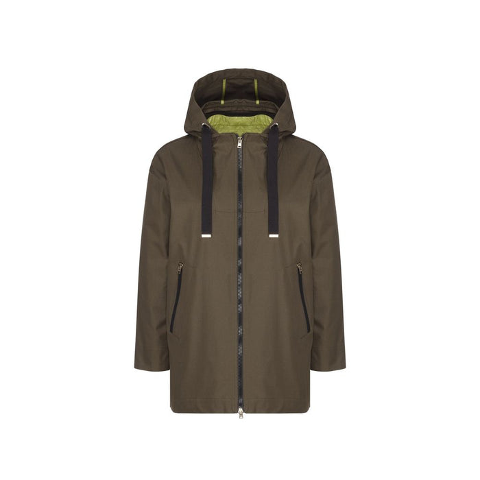 Herno 100% Cotton coat in brown