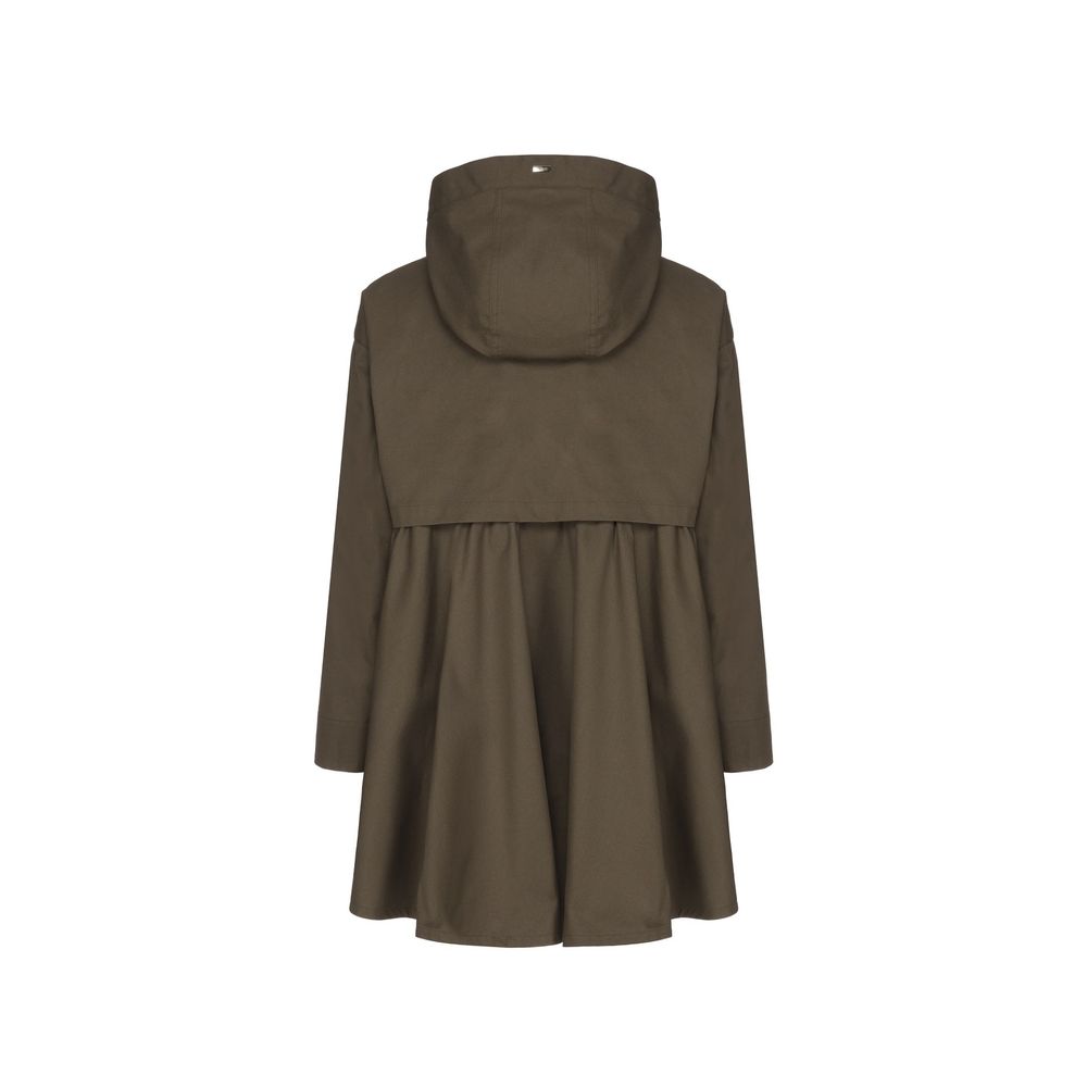 Herno 100% Cotton coat in brown — view 2
