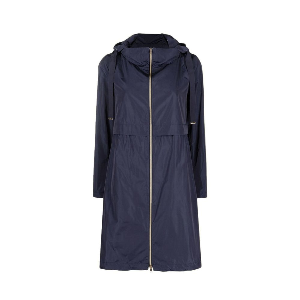 Herno 100% Polyester raincoat in navy