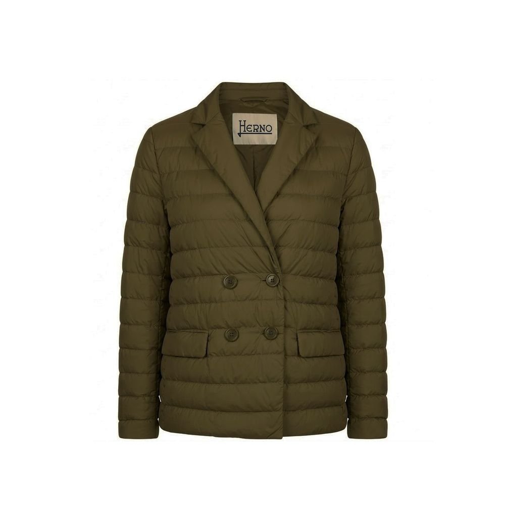 Herno 100% Polyamide down jacket in green