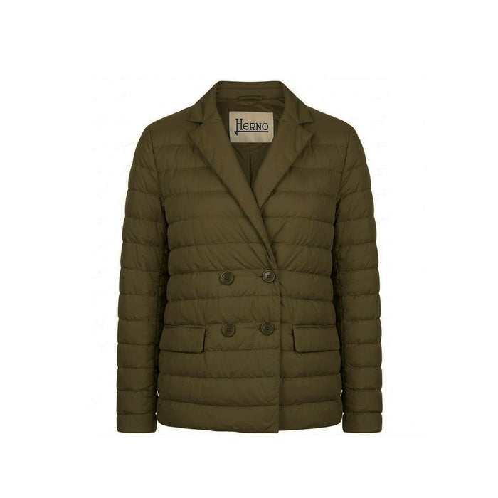 Herno 100% Polyamide down jacket in green