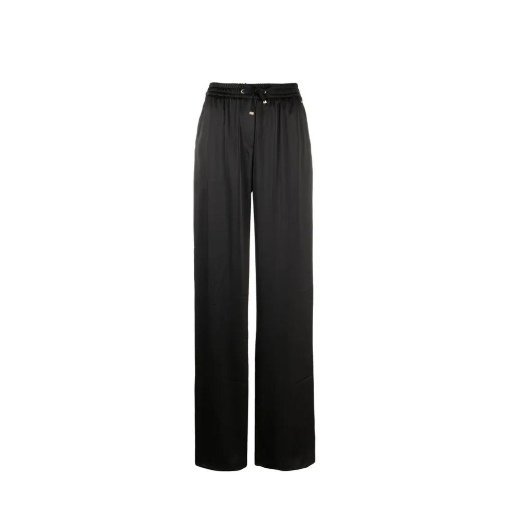 Herno 100% Polyamide trousers in black