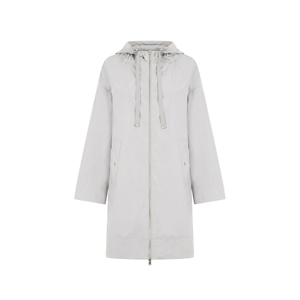 Herno 86% Polyamide coat in gray