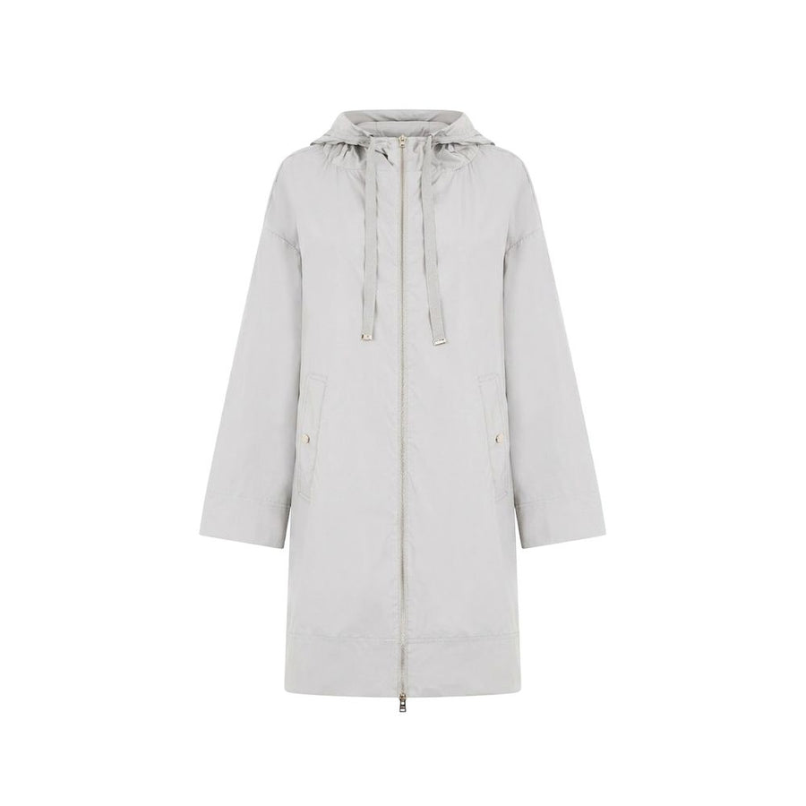 Herno 86% Polyamide coat in gray