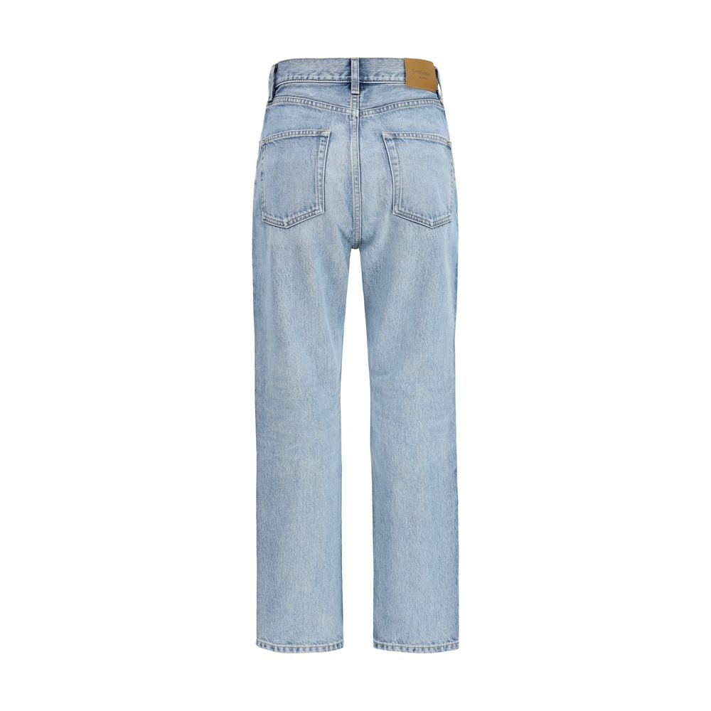 Saint Laurent 100% Cotton jeans in blue — view 2
