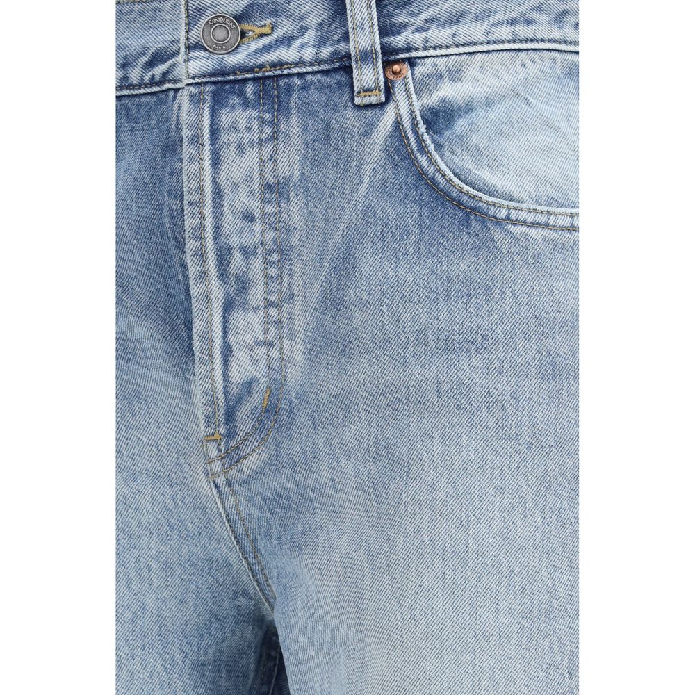 Saint Laurent 100% Cotton jeans in blue — view 3