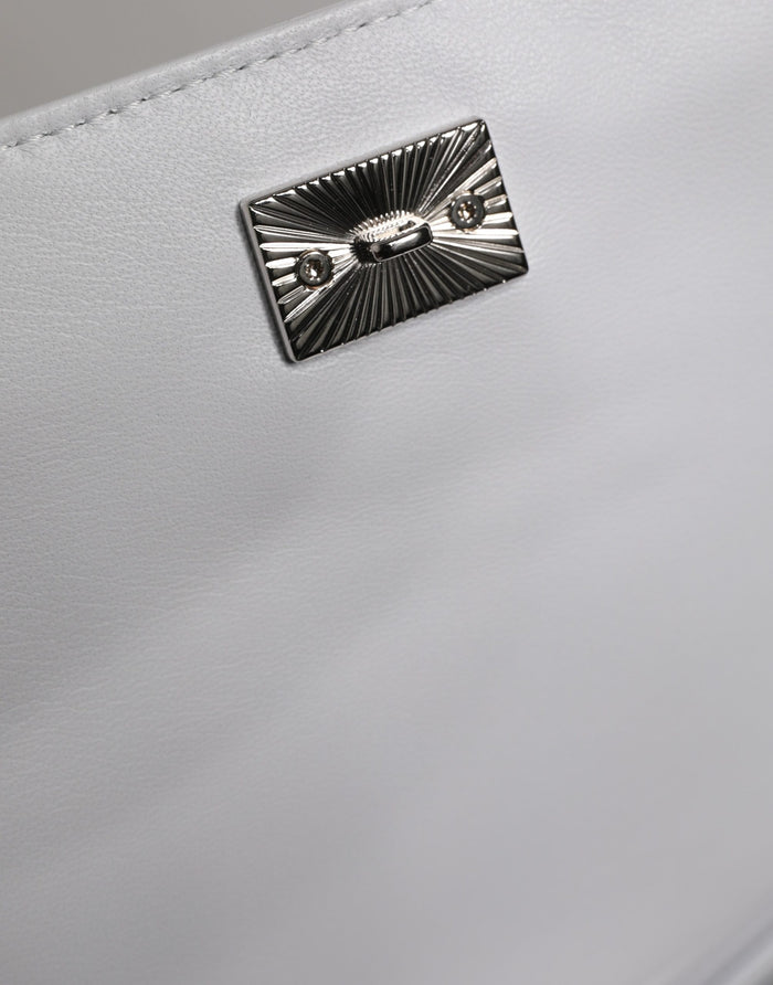 White Logo Plaque Crossbody Shoulder Borse Women Bag