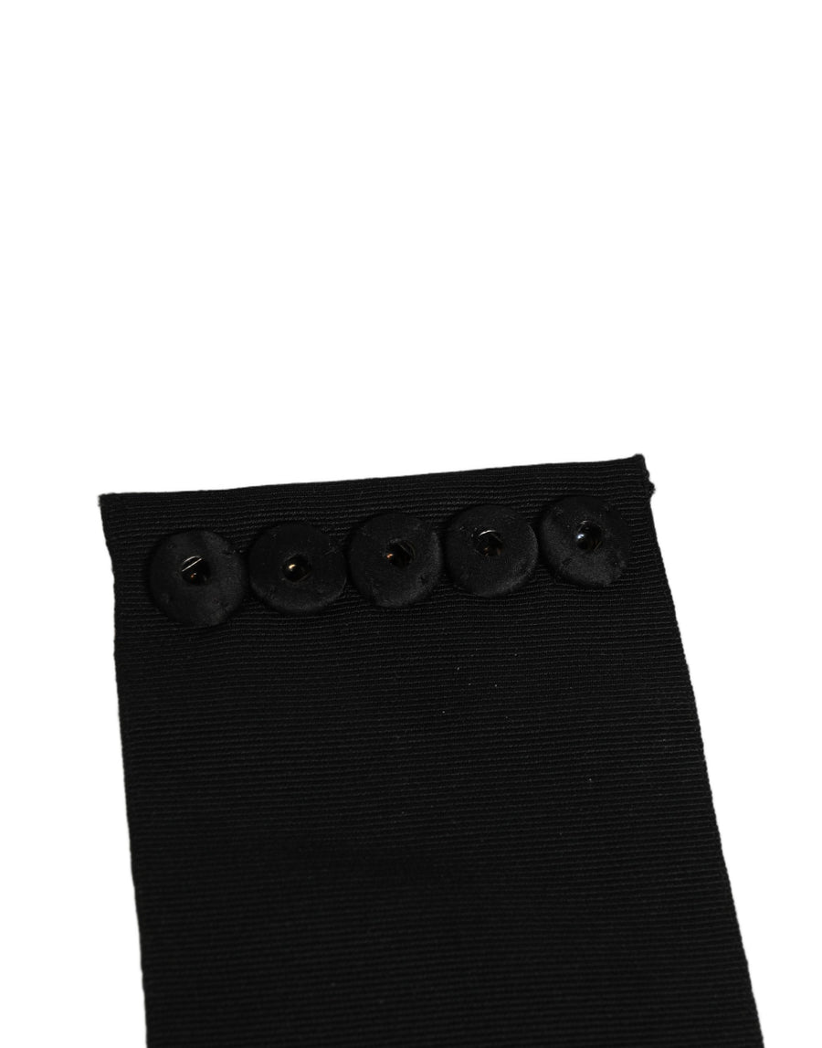 Dolce & Gabbana 40% Acetate 60% Cotton belt in black