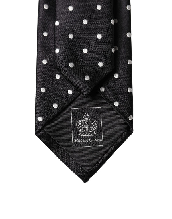 Dolce & Gabbana 100% Silk necktie in black