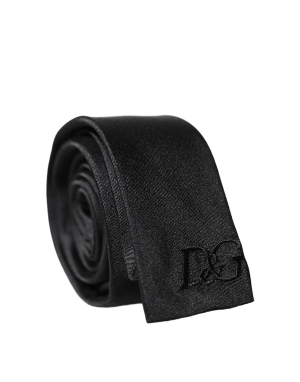 Dolce & Gabbana 100% Silk necktie in black