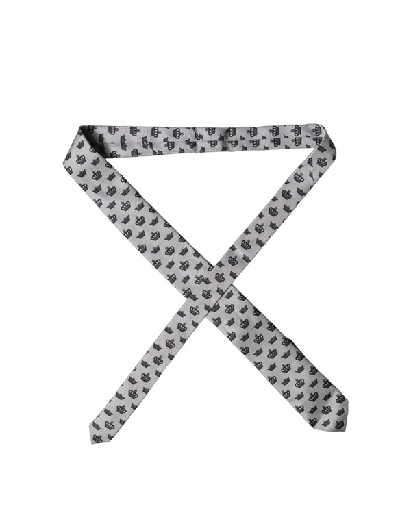 Dolce & Gabbana 100% Silk necktie in gray