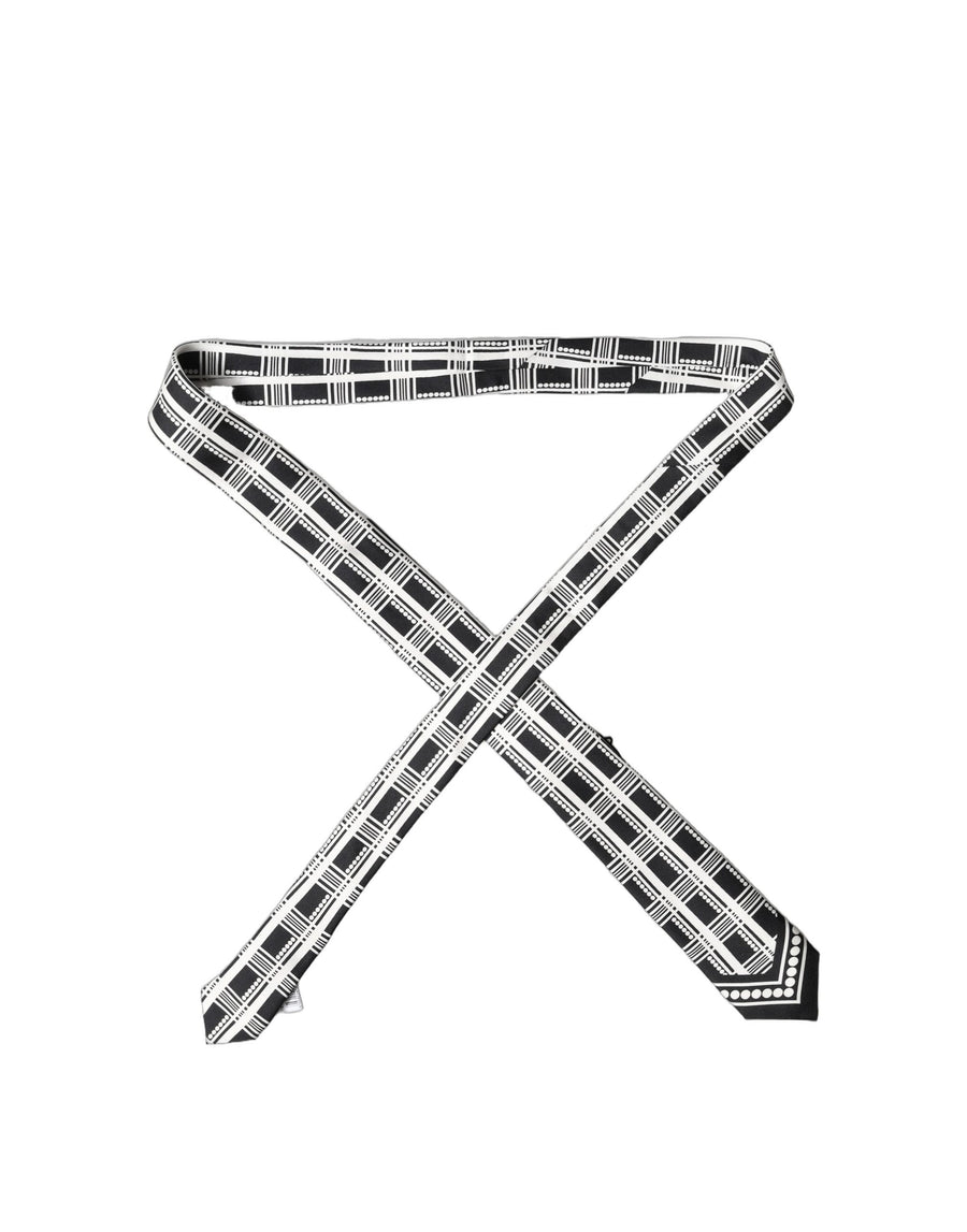 Dolce & Gabbana 100% Silk necktie in black