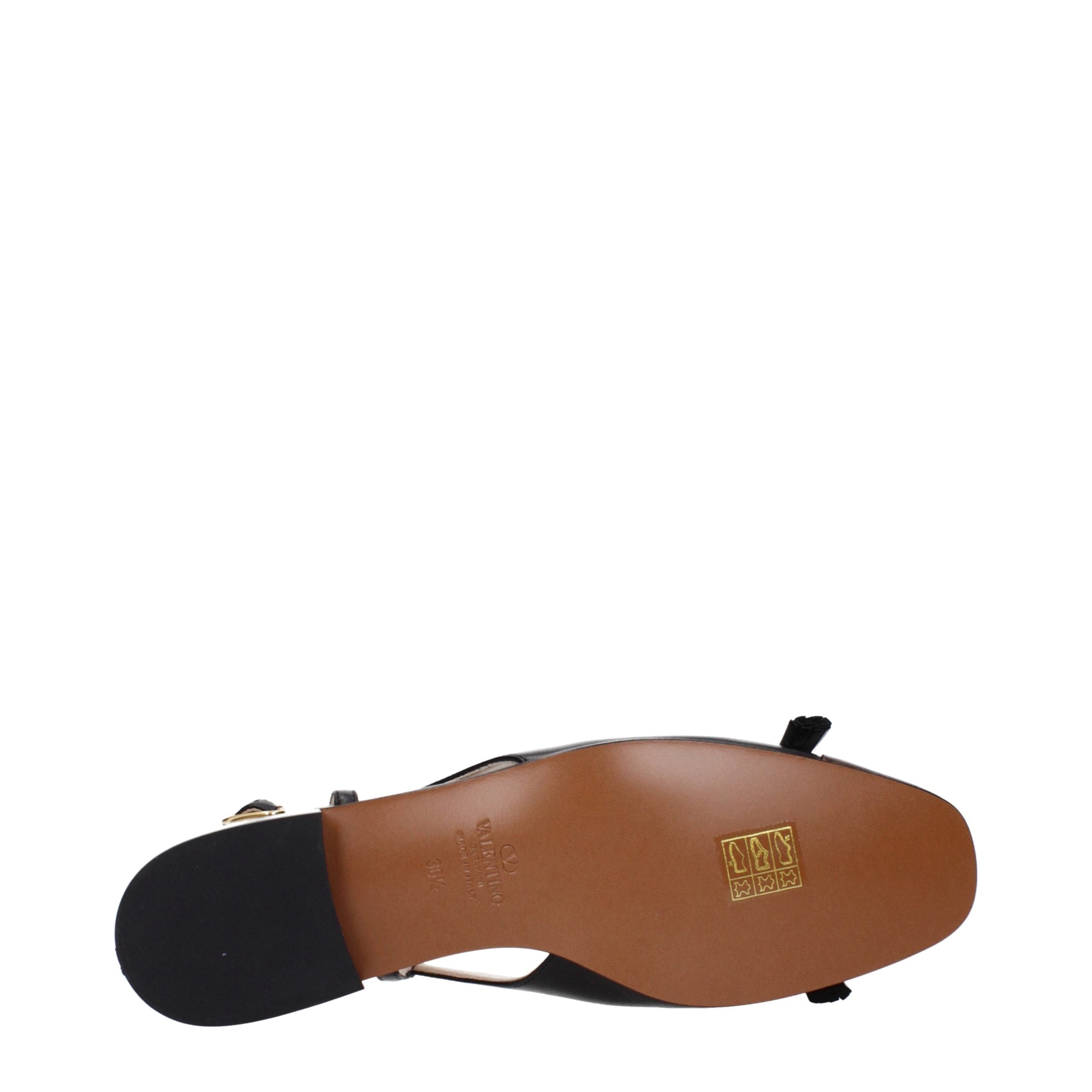 Valentino Garavani Leather flat in black — view 5