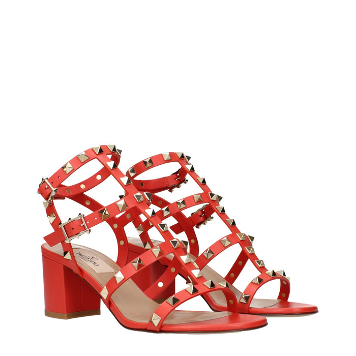 Valentino Garavani sandal in red — view 2