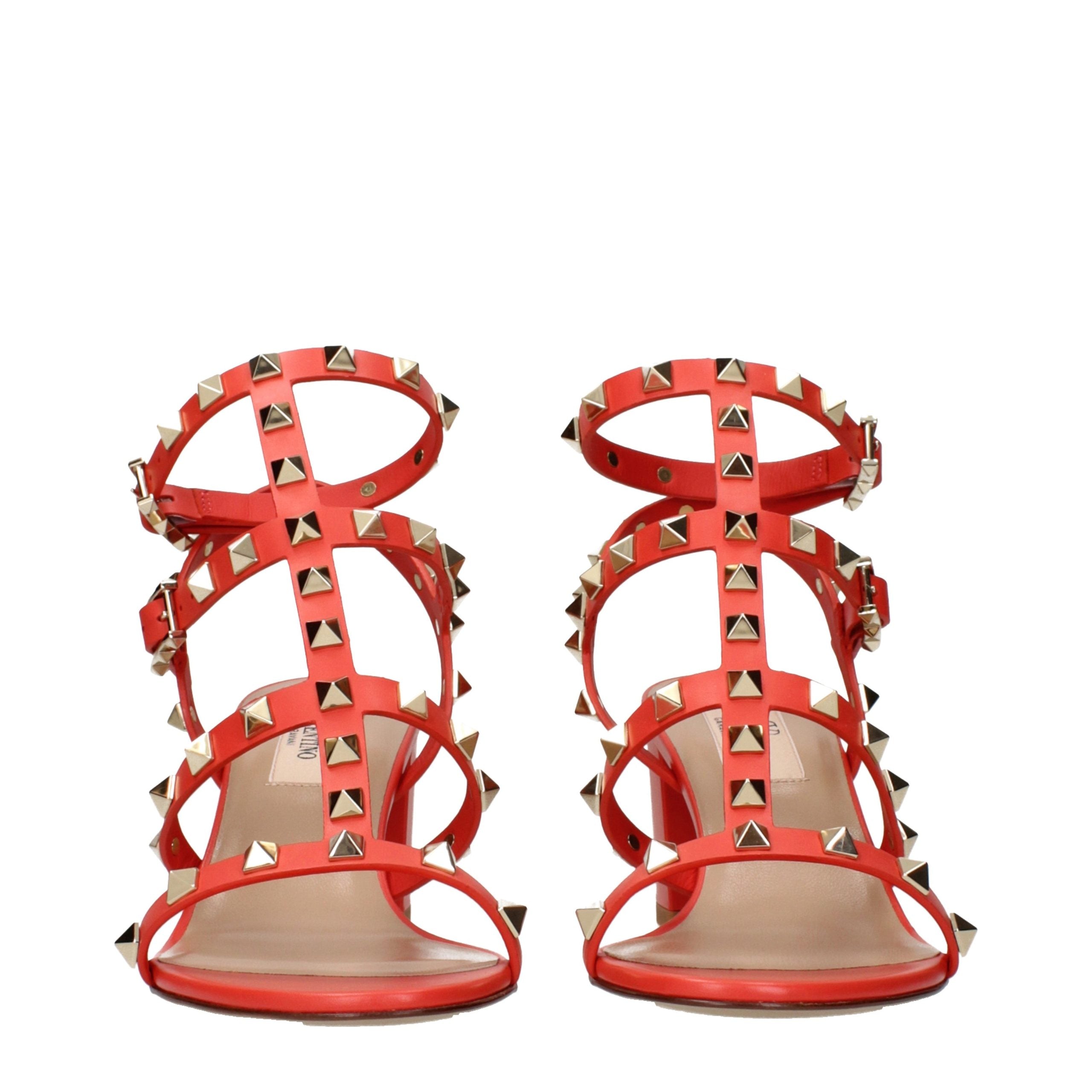 Valentino Garavani sandal in red — view 3