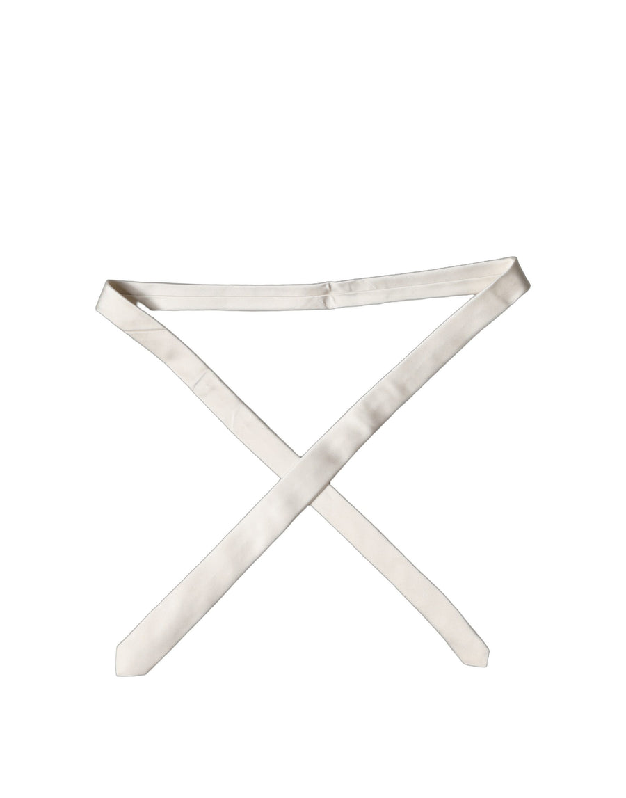 Dolce & Gabbana 100% Silk necktie in white