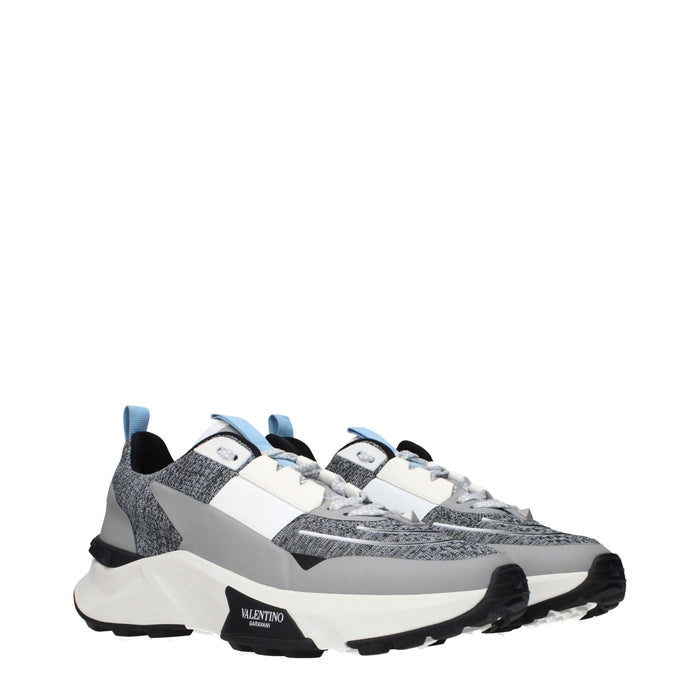 Valentino Garavani Mesh sneaker in gray — view 2
