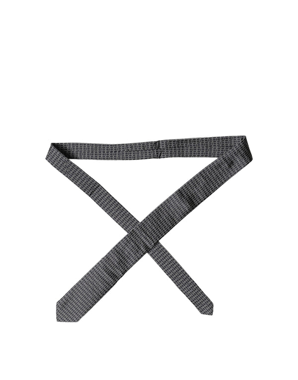 Dolce & Gabbana 100% Silk necktie in black