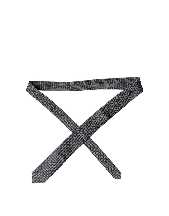 Dolce & Gabbana 100% Silk necktie in black