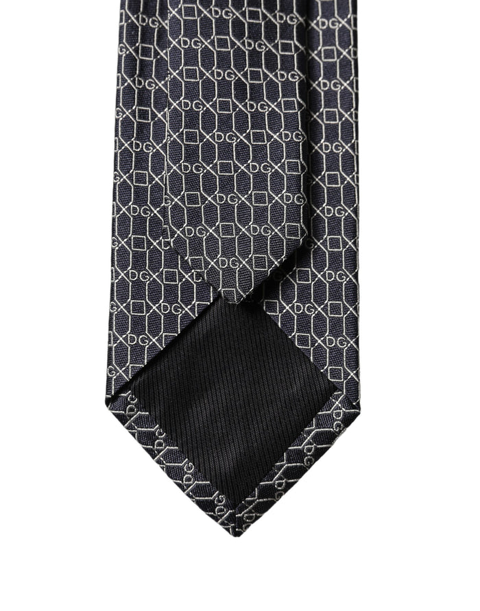 Dolce & Gabbana 100% Silk necktie in black — view 2