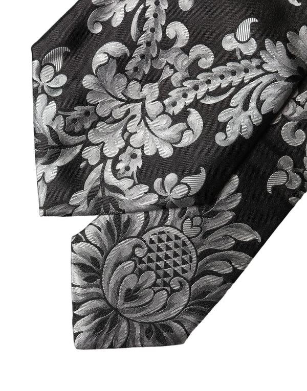 Dolce & Gabbana 100% Silk necktie in black