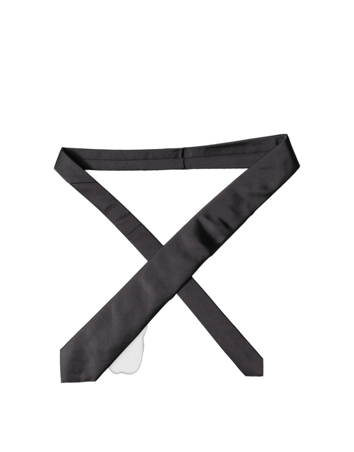 Dolce & Gabbana 100% Silk necktie in black