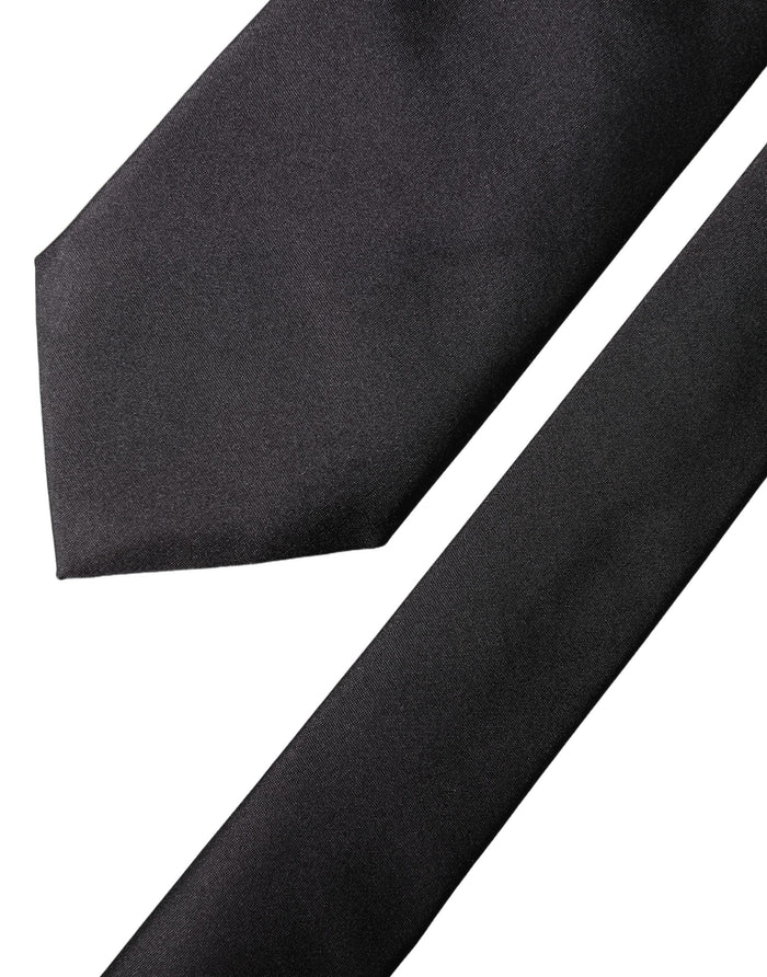 Dolce & Gabbana 100% Silk necktie in black — view 2