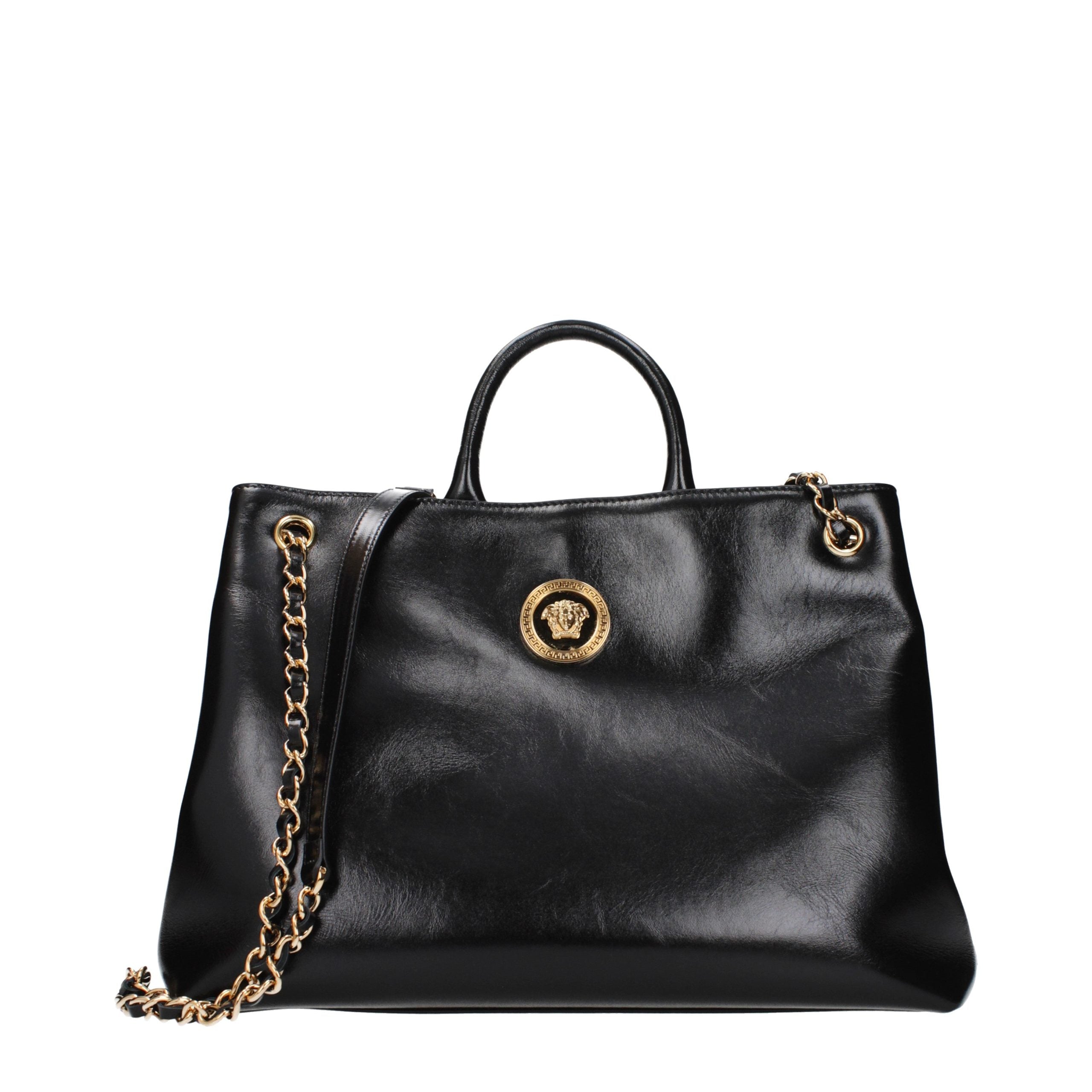 Black Leather Handbag Bag