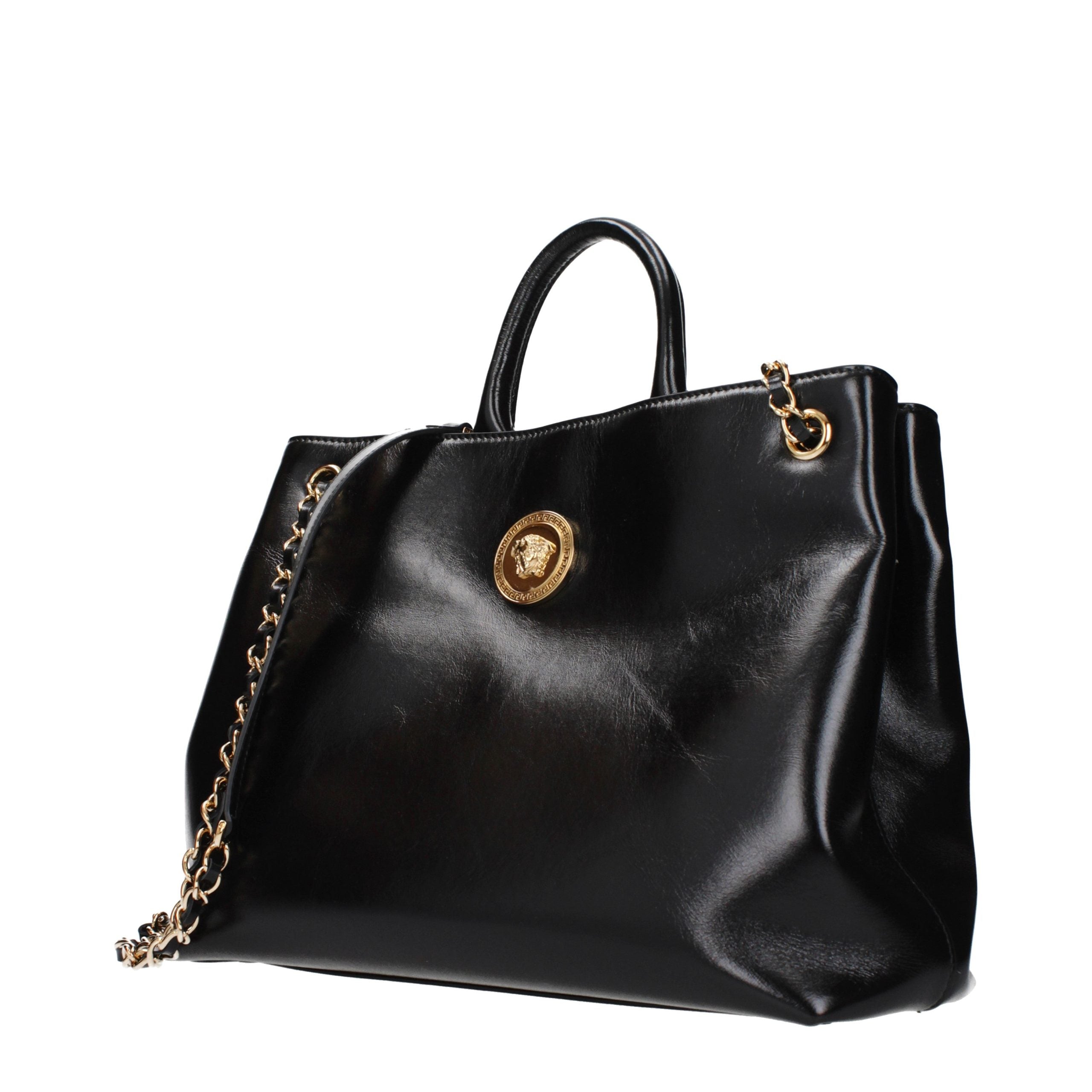 Black Leather Handbag Bag