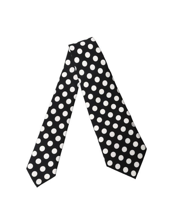 Dolce & Gabbana 95% Silk necktie in black