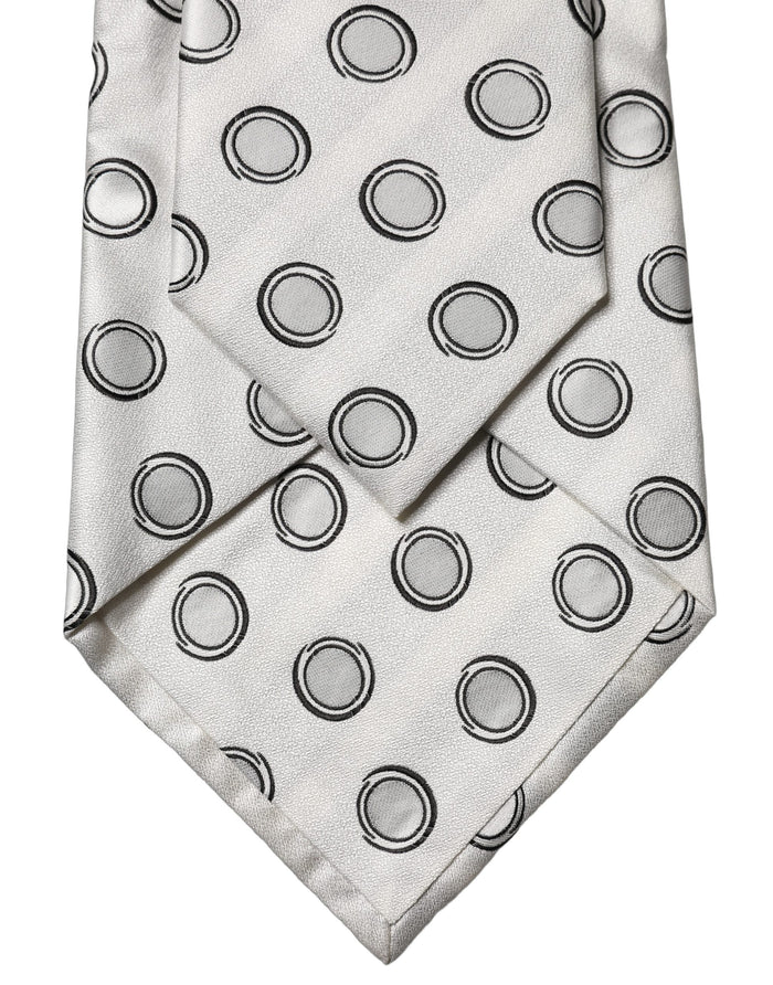Dolce & Gabbana 100% Silk necktie in white — view 2