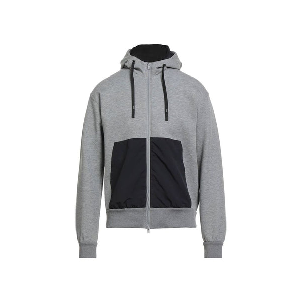 Herno 70% Cotton sweatshirt in gray
