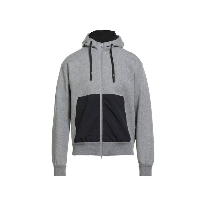 Herno 70% Cotton sweatshirt in gray