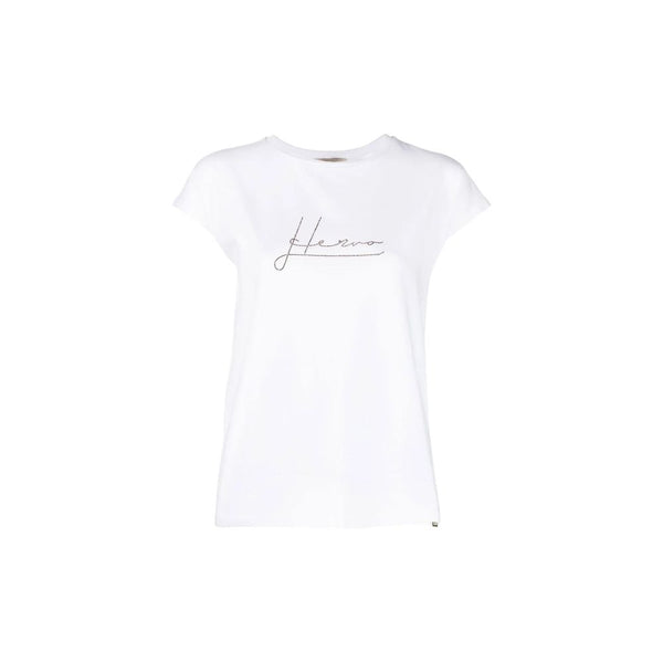 Herno 95% Cotton 5% Elastane t-shirt in white