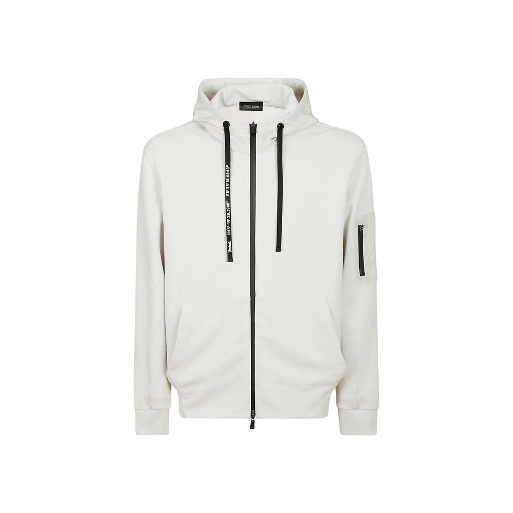 Herno 100% Cotton hoodie in white