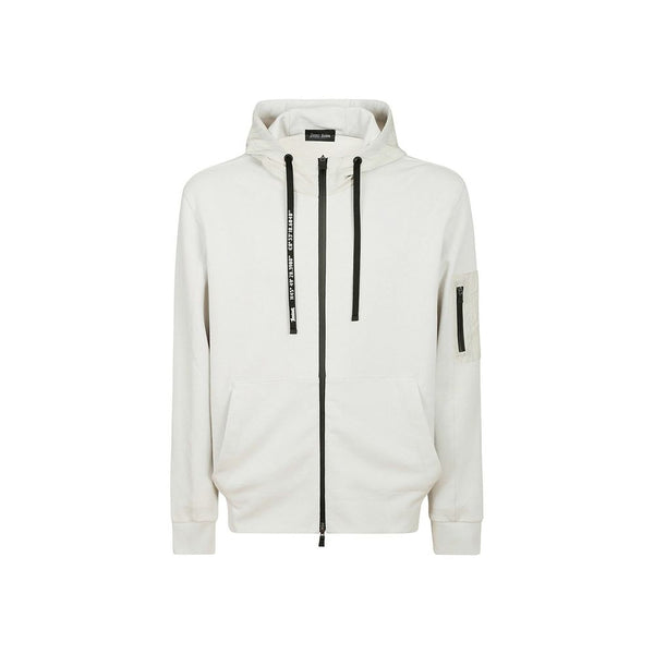 Herno 100% Cotton hoodie in white