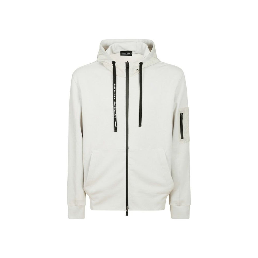Herno 100% Cotton hoodie in white