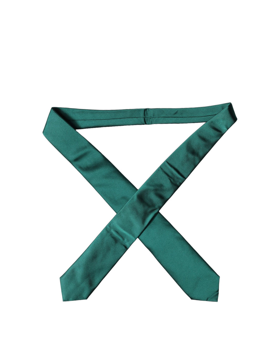 Dolce & Gabbana 100% Silk necktie in green