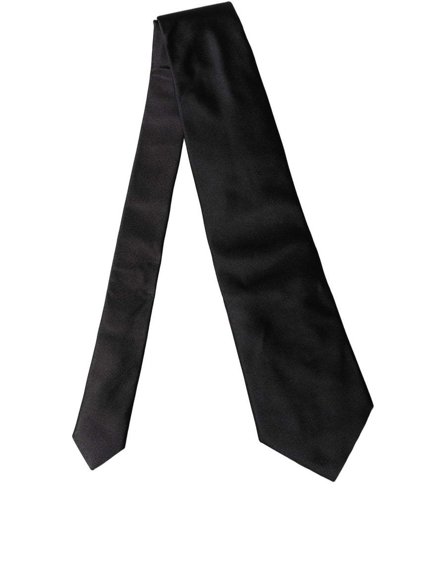 Dolce & Gabbana 100% Silk necktie in black