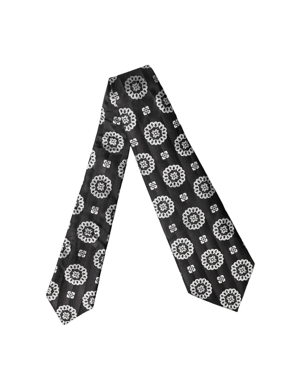 Dolce & Gabbana 100% Silk necktie in black