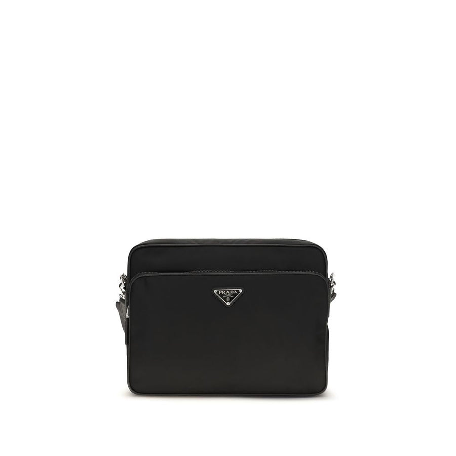 Prada 100% Recycled Polyamide shoulder bag in black