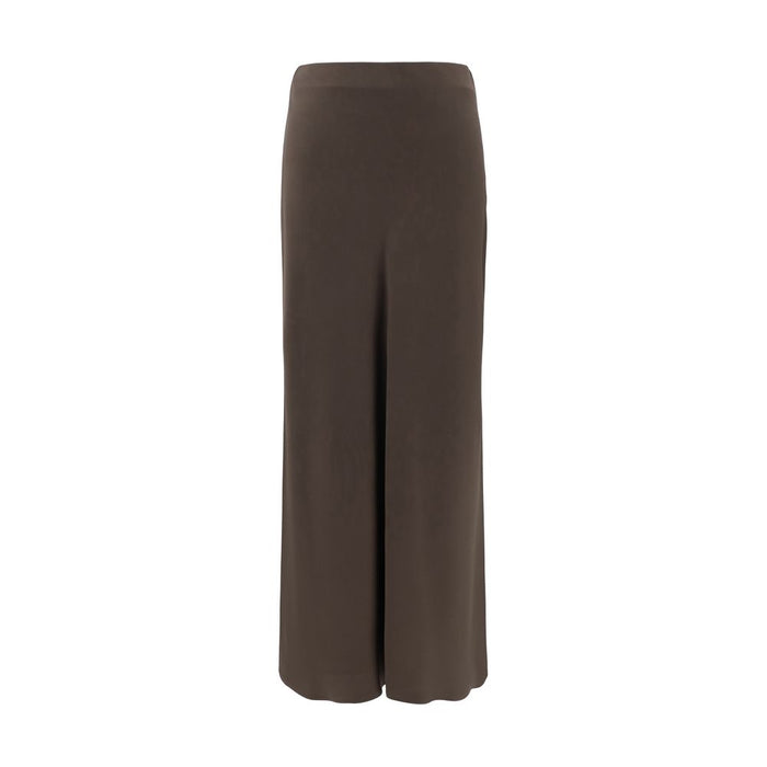 Brunello Cucinelli 61% Acetate 39% Viscose midi skirt in brown