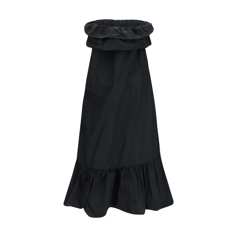 Saint Laurent 55% Polyester dress in black — view 2