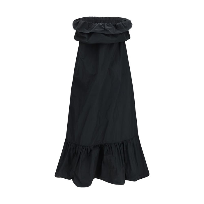 Saint Laurent 55% Polyester dress in black — view 2
