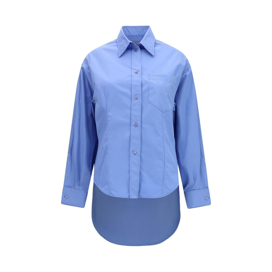 Balenciaga 84% Cotton shirt in blue
