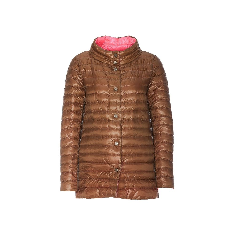 Herno 100% Polyamide; padding: 90/10 goose down and feathers down jacket in brown