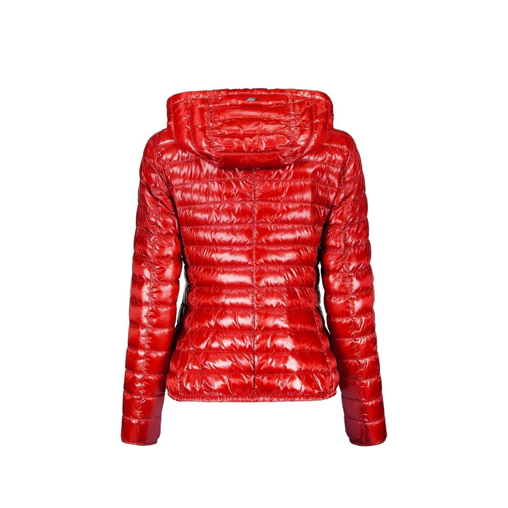 Herno 100% Polyamide; padding: 90/10 goose down and feathers down jacket in red — view 2