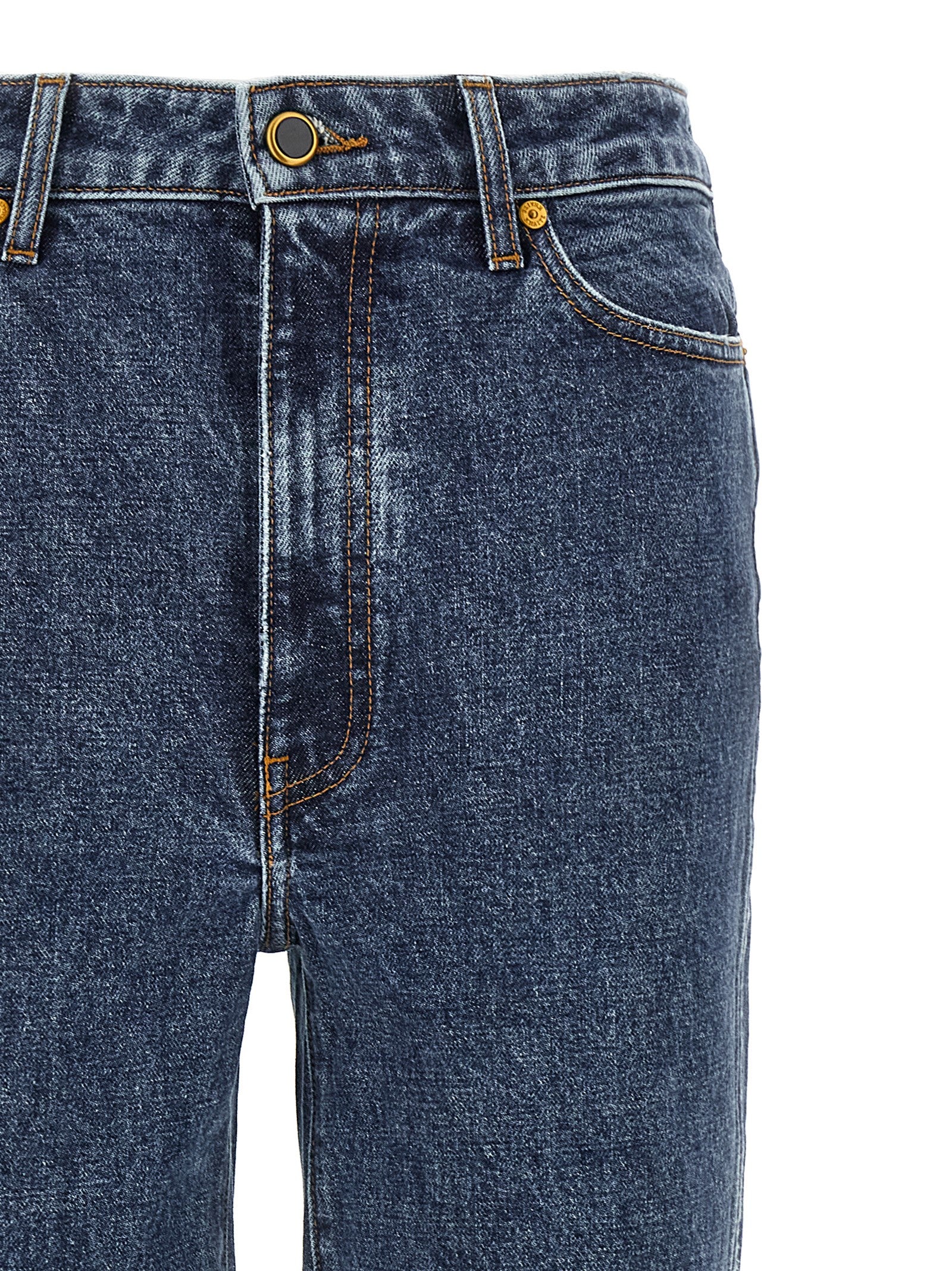 Abigail Jeans Blue Cotton Polyurethane